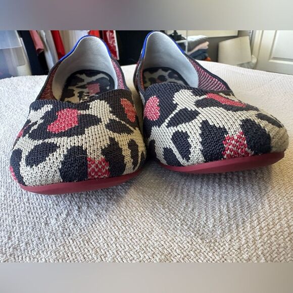 ROTHY’S | Red Cat Animal Print Flats Size 9 - Picture 6 of 11